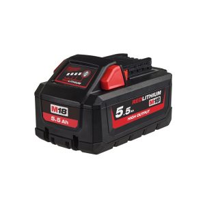 Milwaukee M18 HB5.5 High output baterija (18V/5.5Ah)